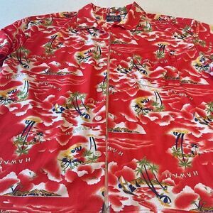 Only the best on the brink Hawaiian shirt mens large, super fun, cooling fabric.